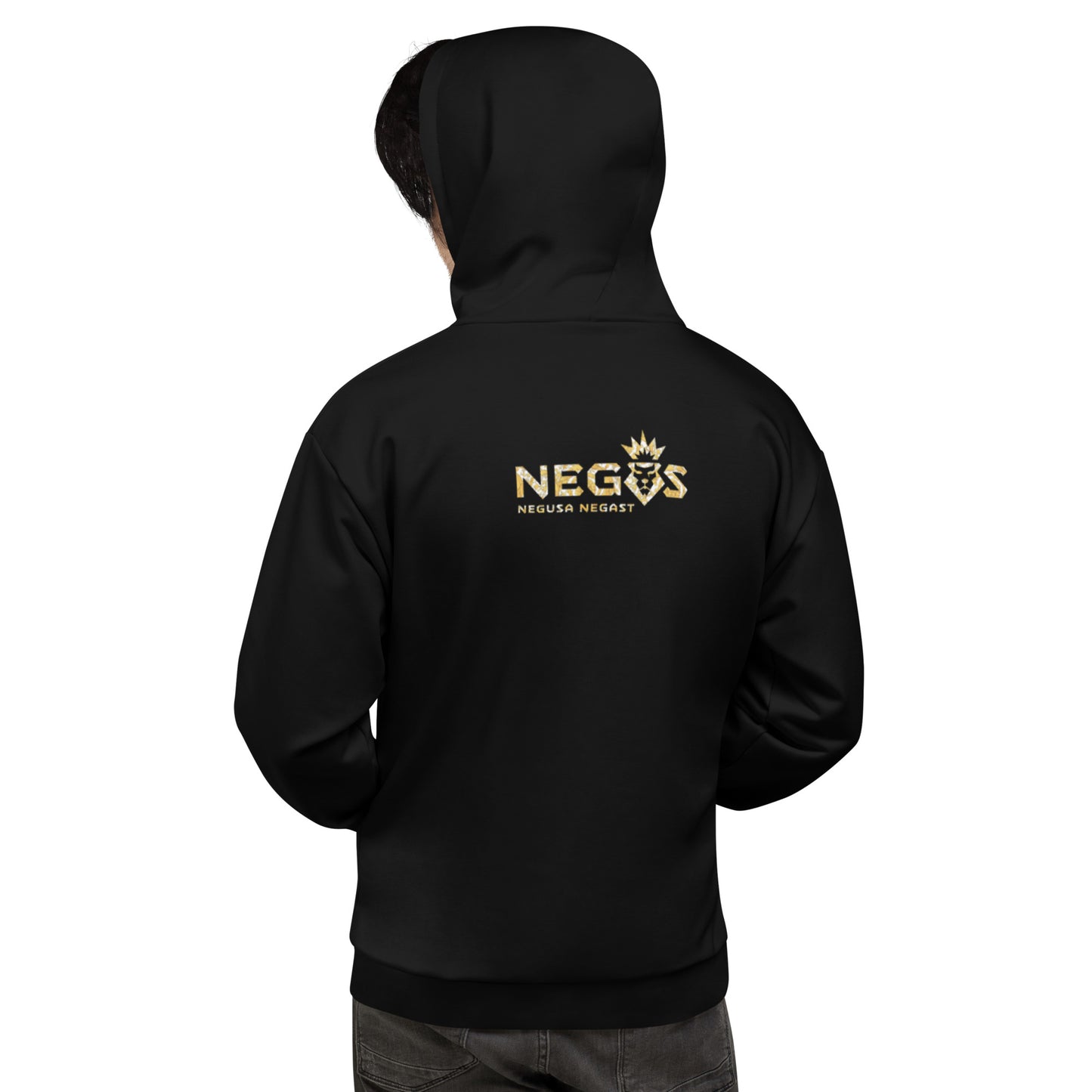 NEGUS Hoodie Heren C0 [zwart/goud]