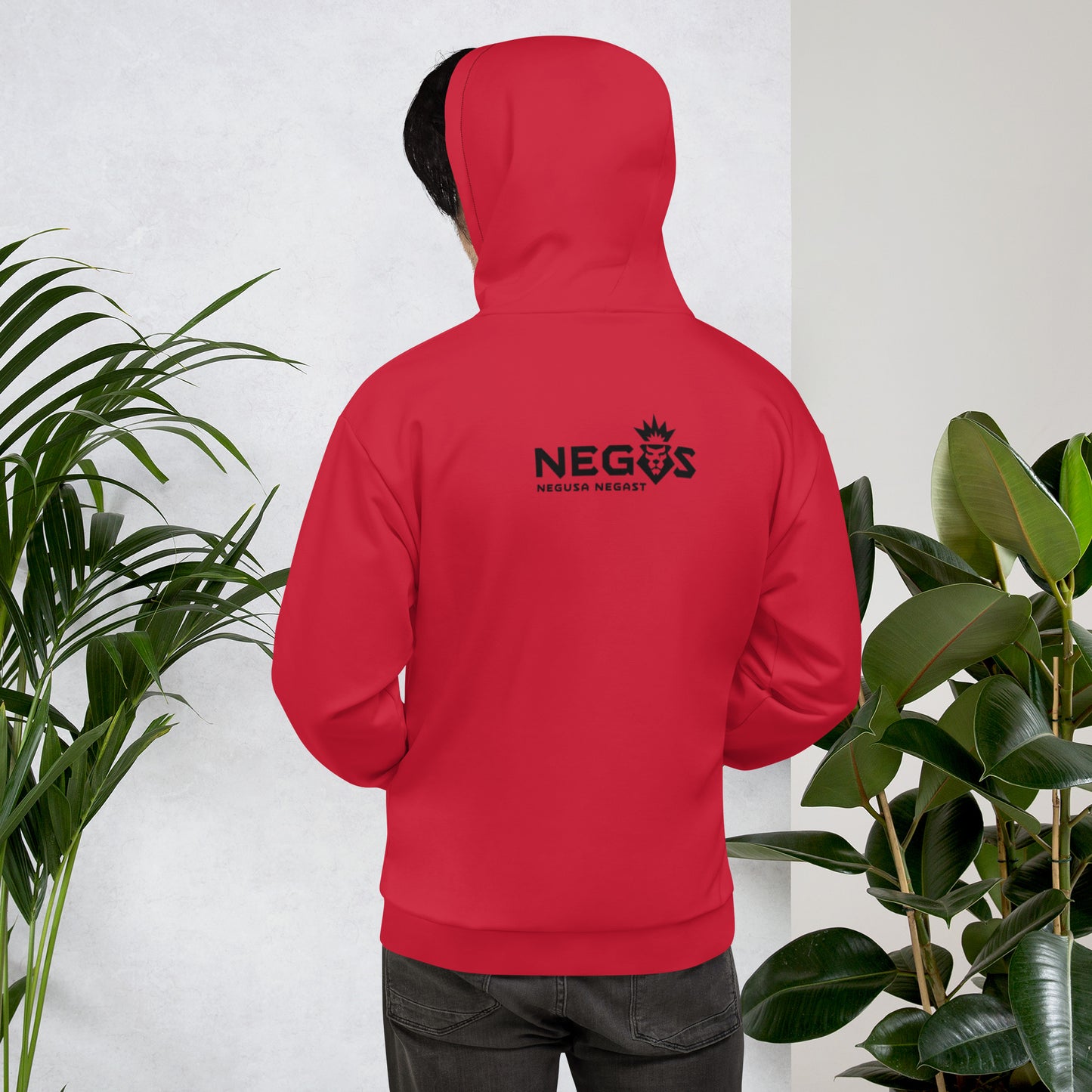 NEGUS Hoodie Heren C0 [rood]