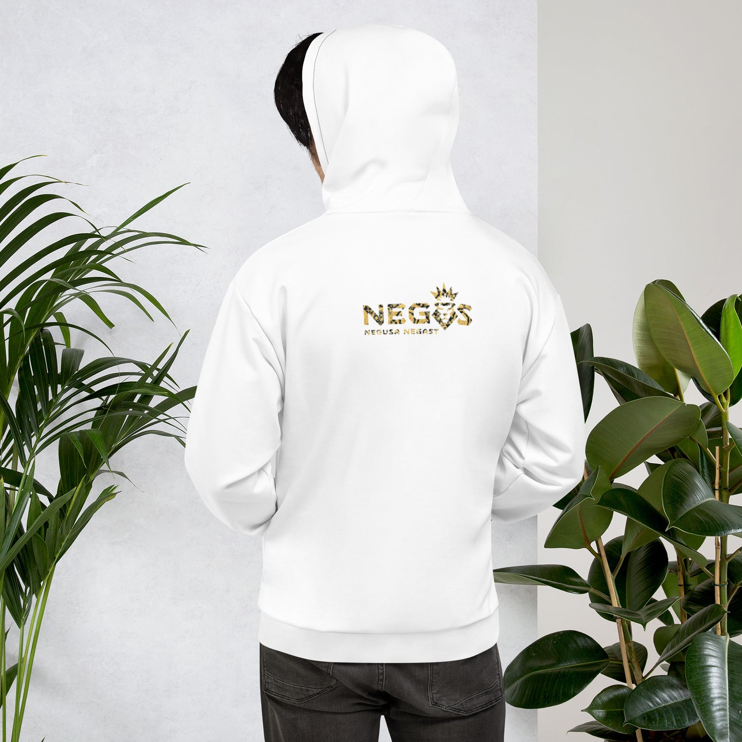 NEGUS Hoodie Men C0 [white/gold]