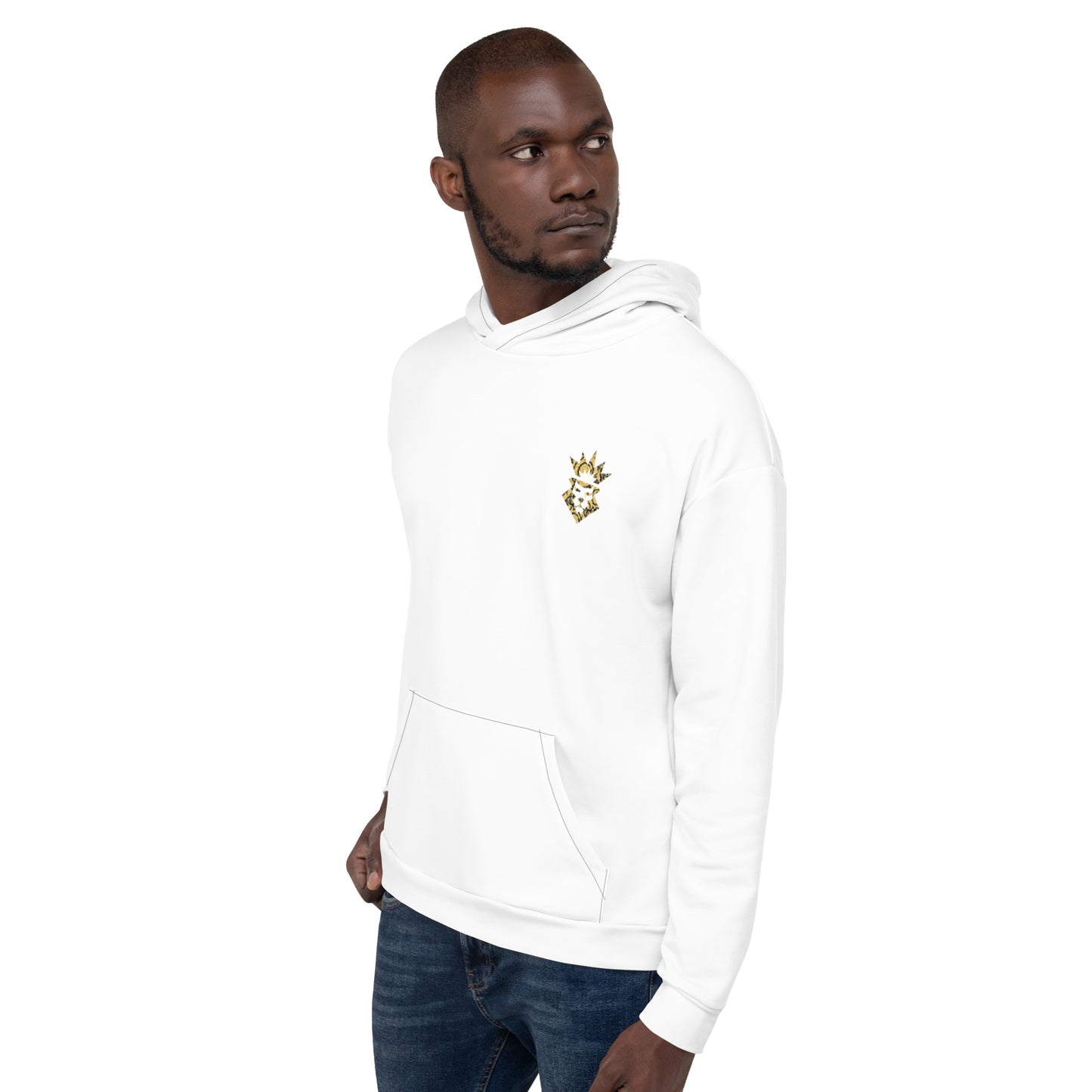 NEGUS Hoodie Heren C0 [wit/goud]