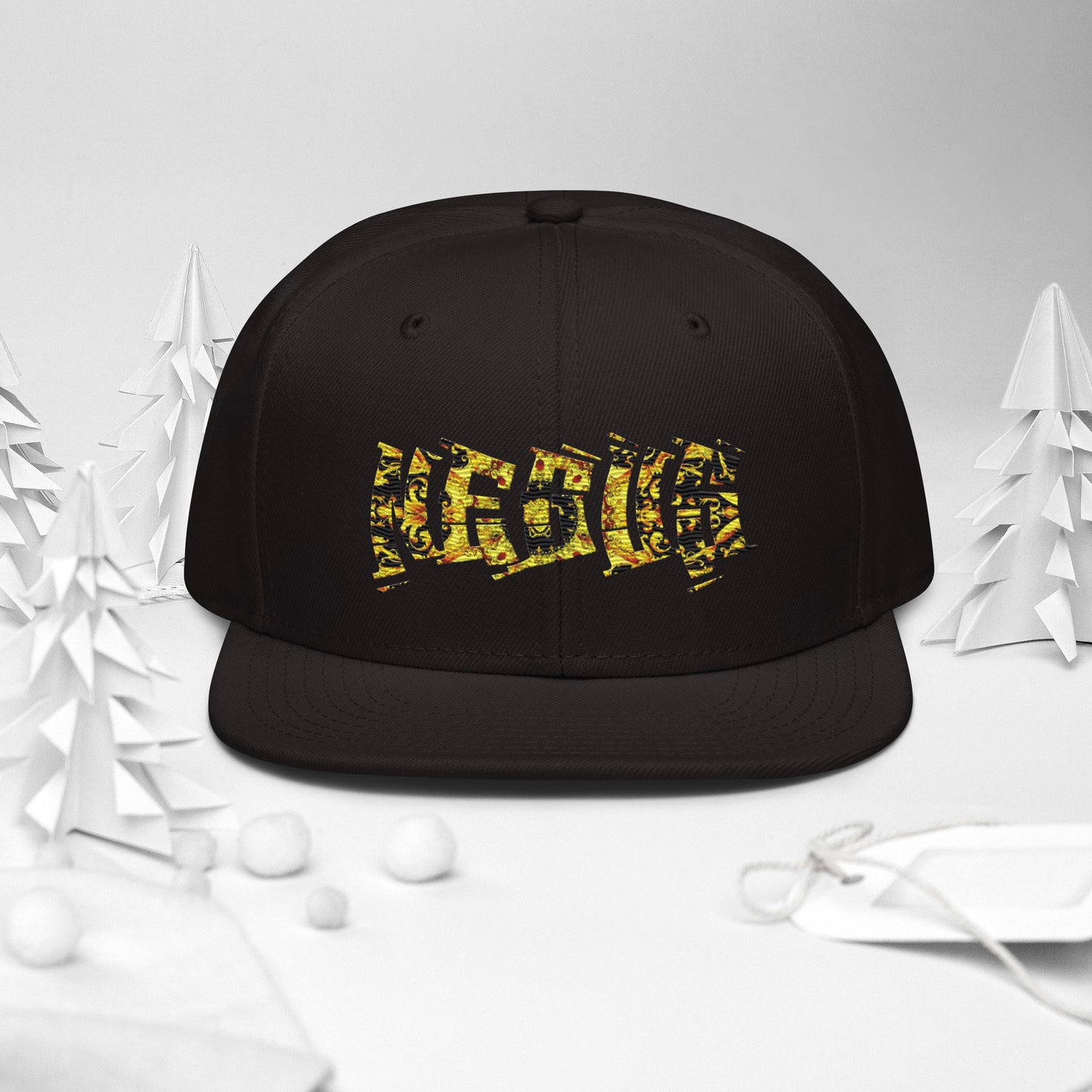 NEGUS Snapback Hat C0 [black/gold]