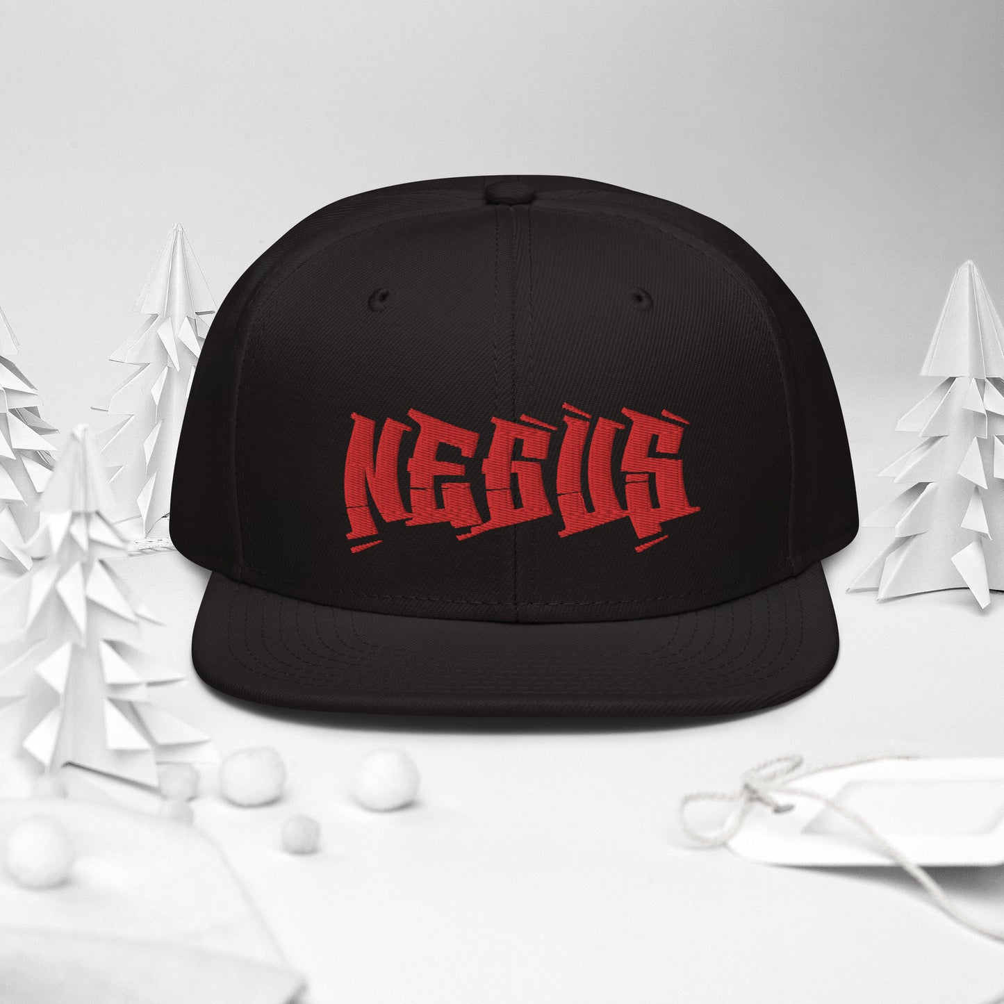 NEGUS Snapback Hat C0 [black/red]