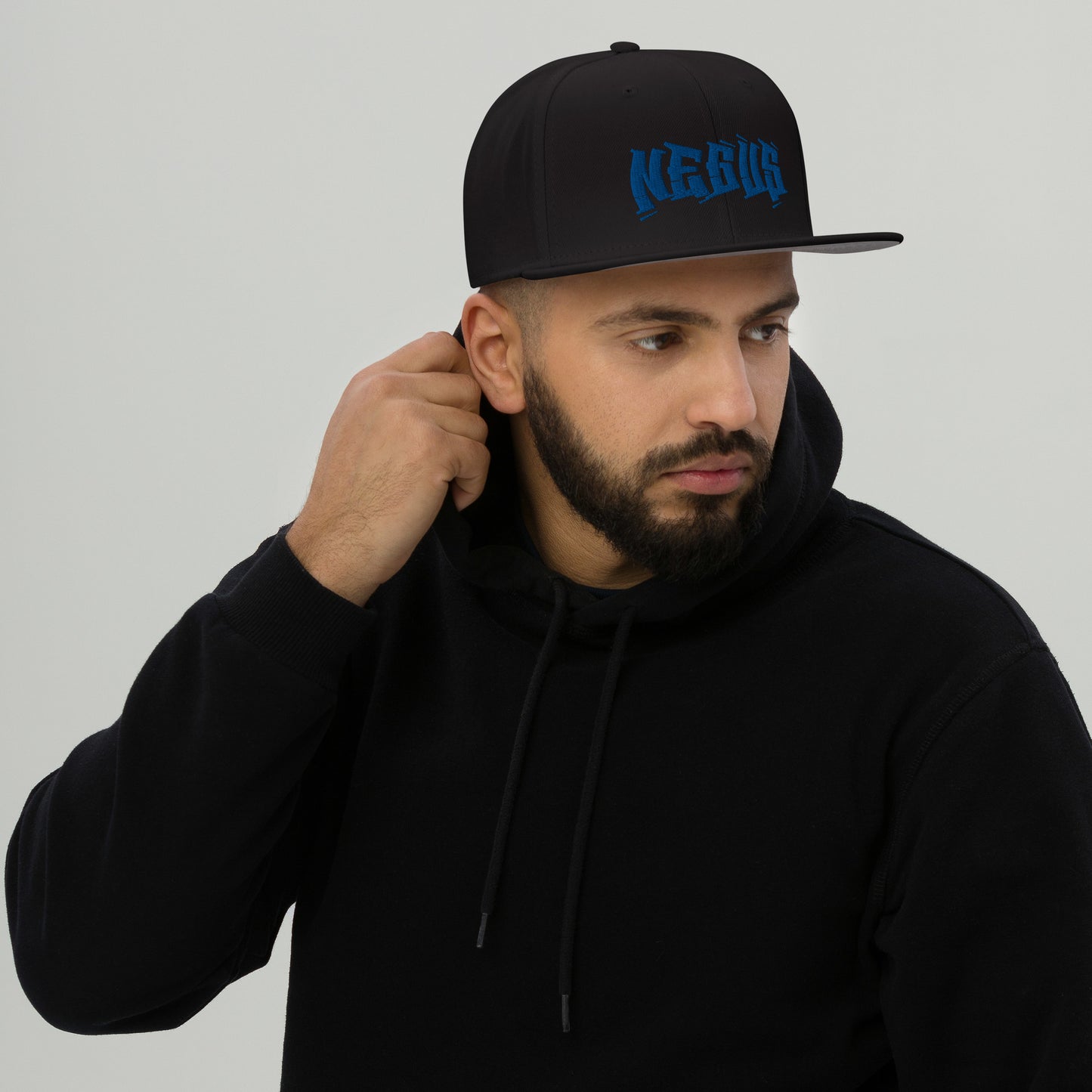 NEGUS Snapback Hat C0 [black/blue]