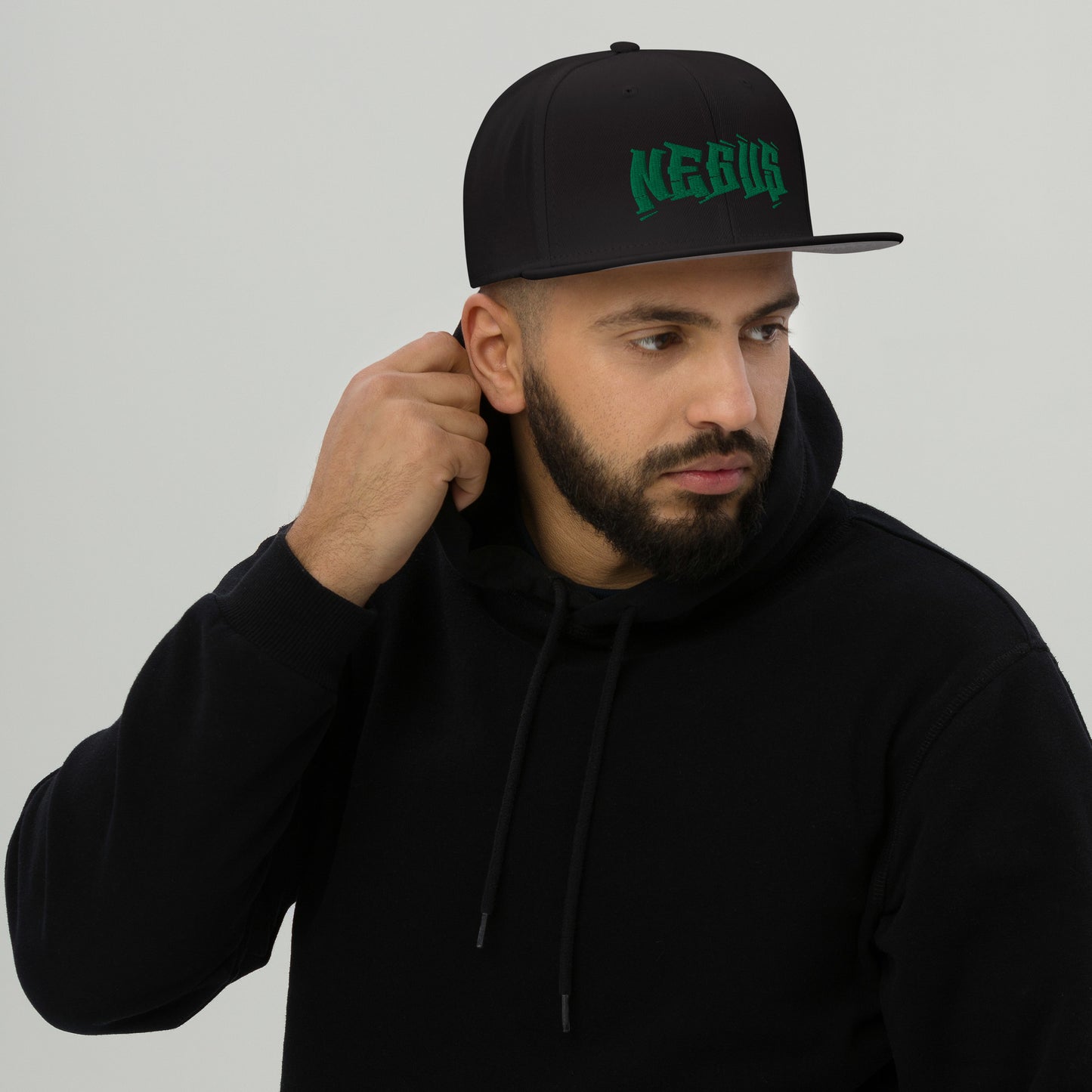 NEGUS Snapback Hat C0 [black/green]