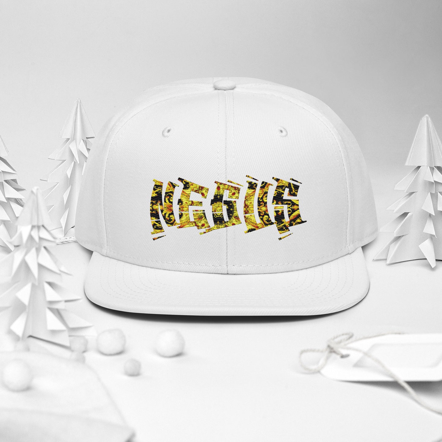 NEGUS Snapback Hat C0 [white/gold]