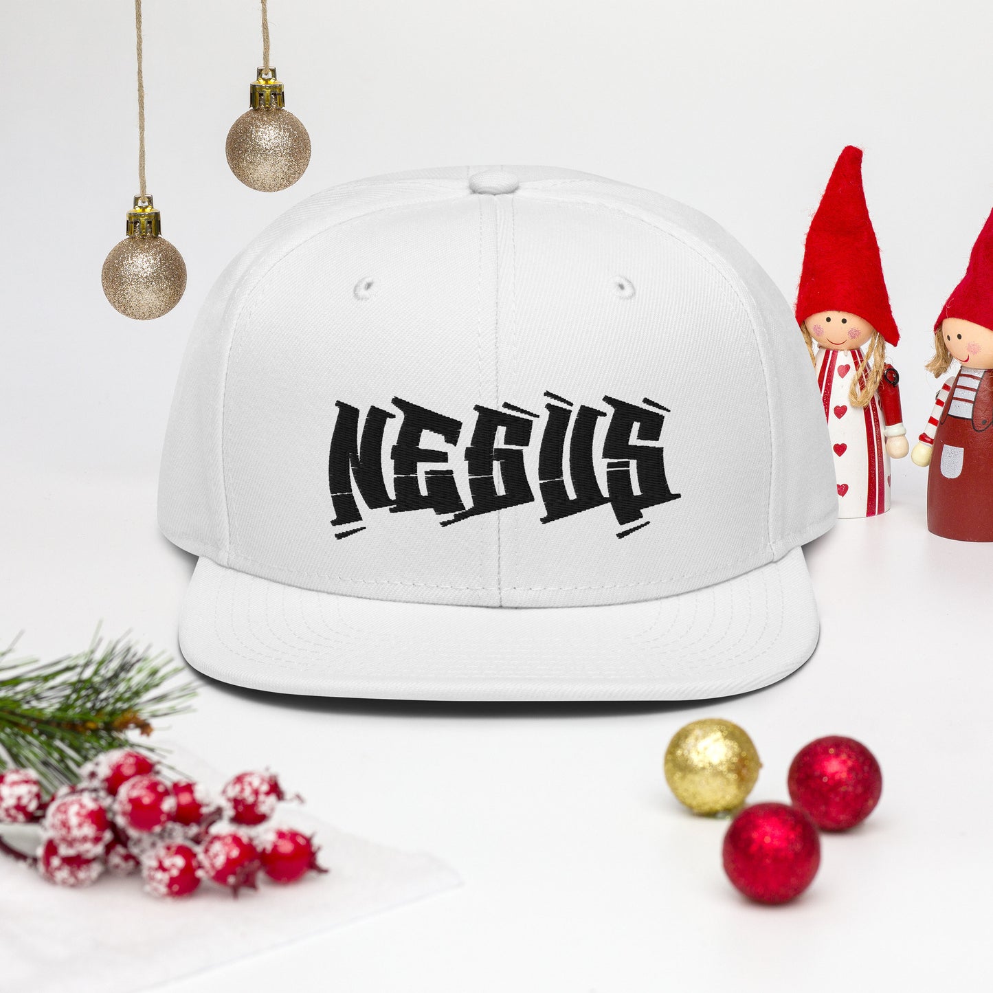 NEGUS Snapback Hat C0 [white/black]