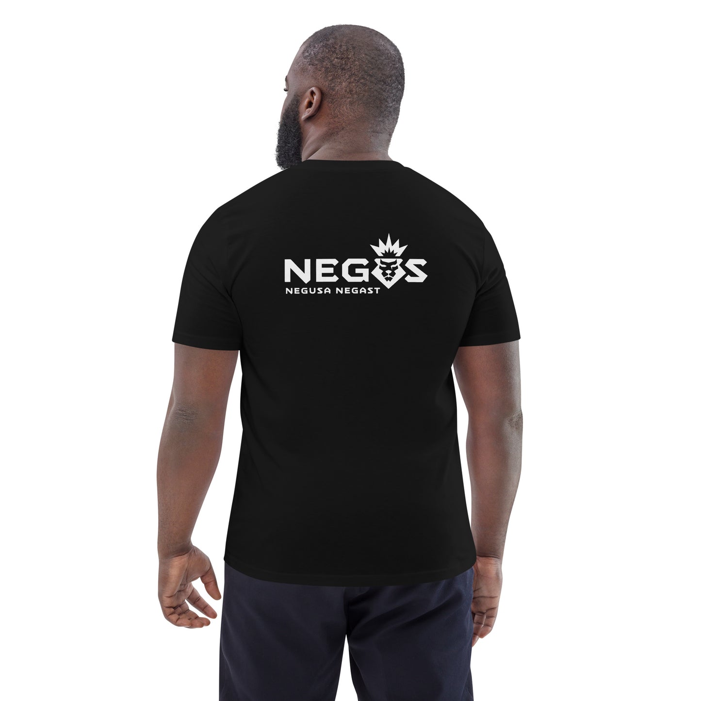 NEGUS Clean Logo Heren T-shirt [zwart]