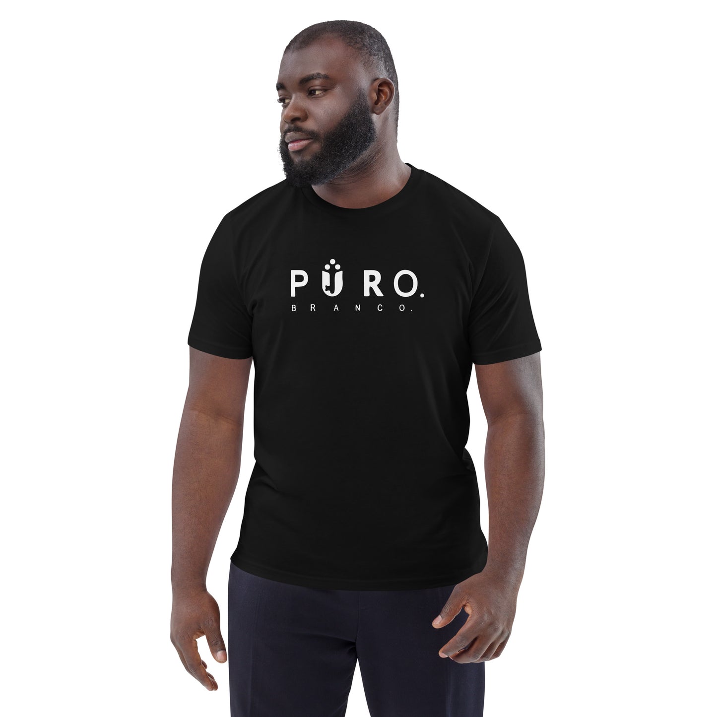 Puro Branco Mens T-shirt [black]