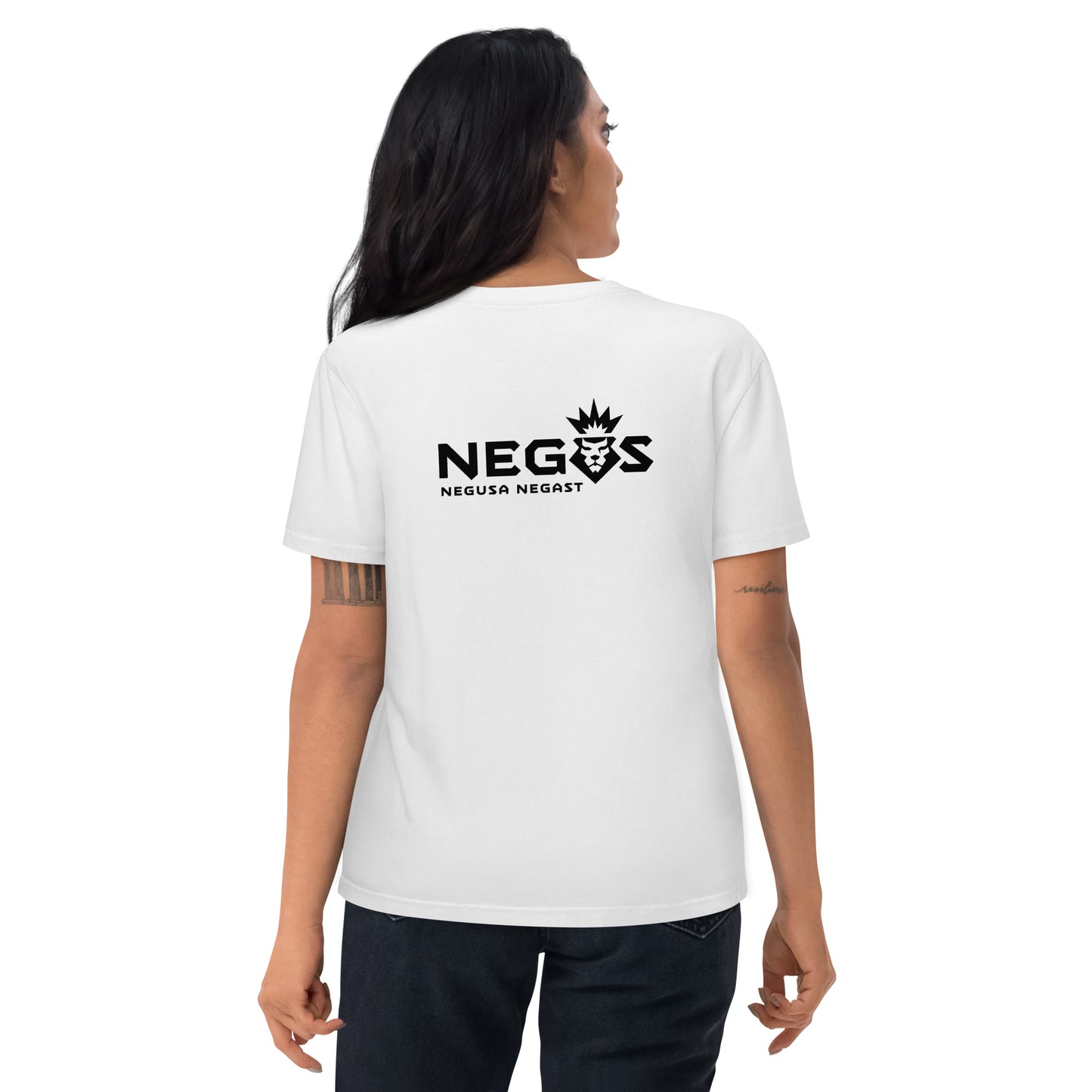 NEGUS Clean Logo Womens T-shirt [white]